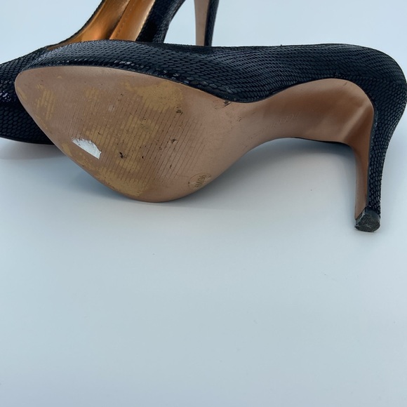 BCBG GENERATION BG-PARADE Leather Heel Shoes for WOMEN - Black - Size 6M - Picture 8 of 13